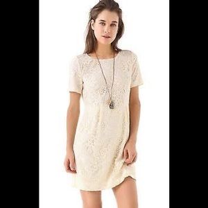 Madewell Broadway Broome Serenade lace cream dress
